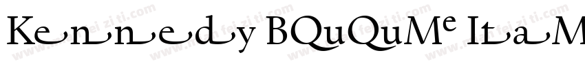 Kennedy Book Italic GD字体转换